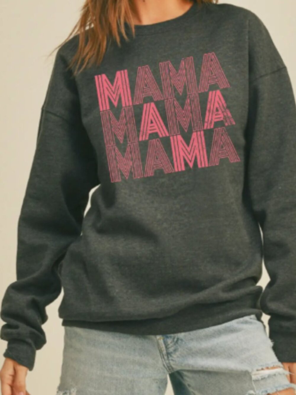 NWT Softest Vintage  MAMA's day everyday crew neck sweatshirt